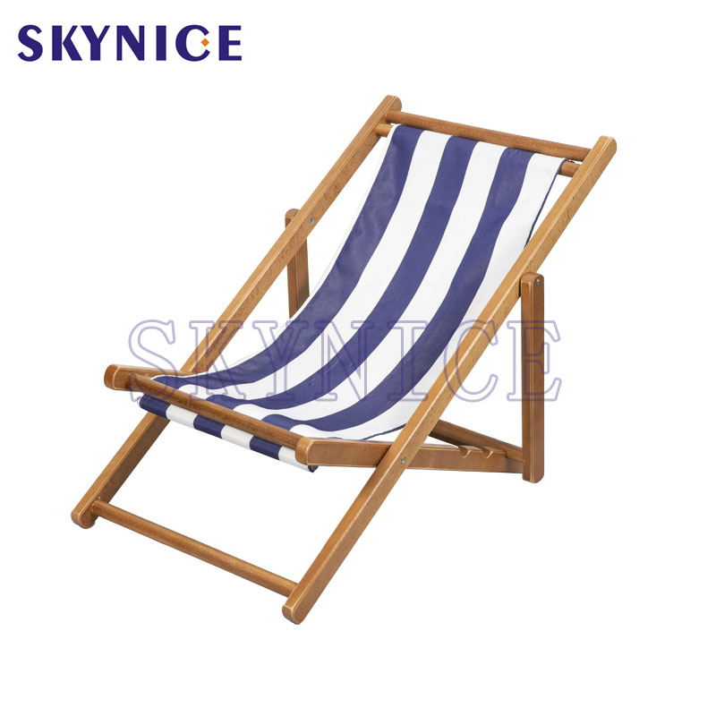 Hot Sales Wooden Sling Beach Chair pentru copii