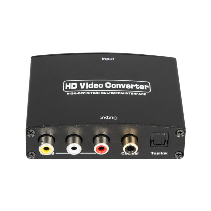 HDMI TO AV + Digital Audio Converter Scaler automat 1080P