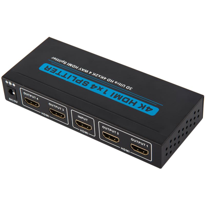 4K 4 porturi HDMI 1x4 Splitter Support 3D Ultra HD 4Kx2K / 30Hz