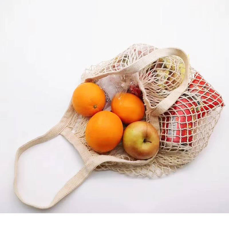 Geantă ecologică din plasă de bumbac