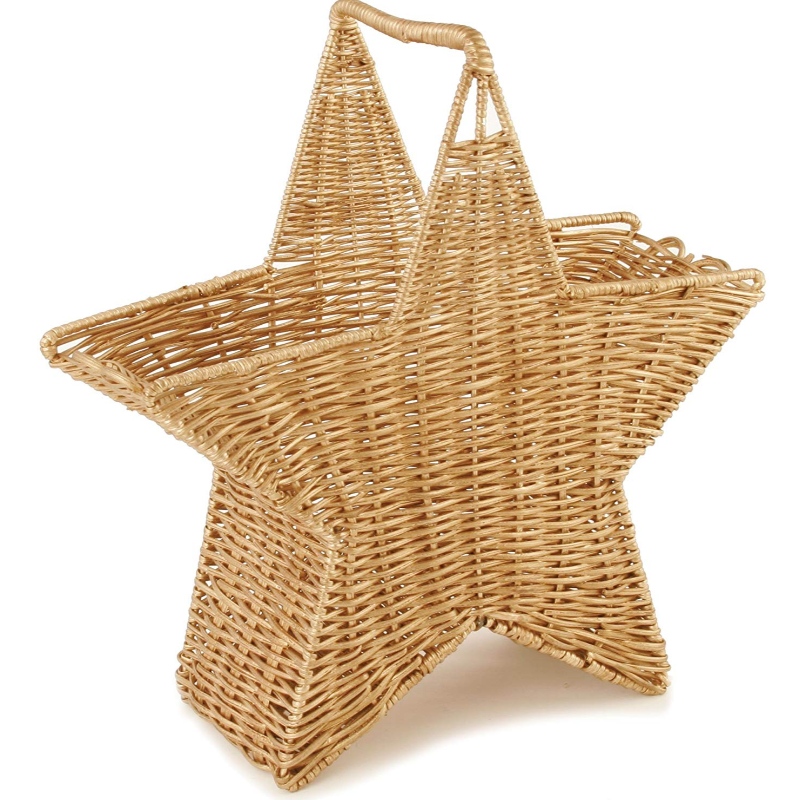 Gold Wicker Star.