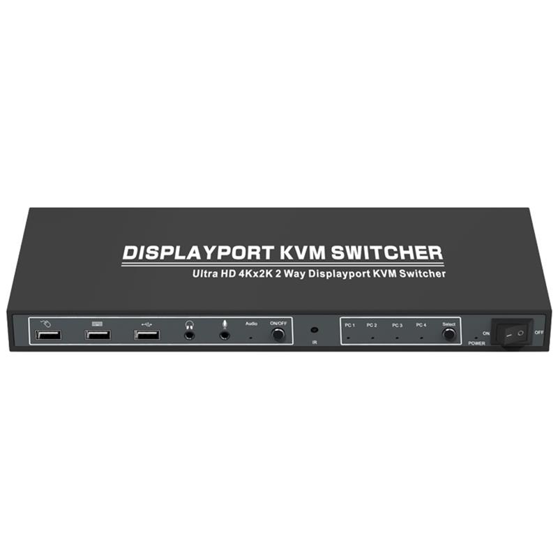 1.2 Displayport KVM 4x1 Switcher Switcher 3D Ultra HD 4Kx2K @ 60Hz