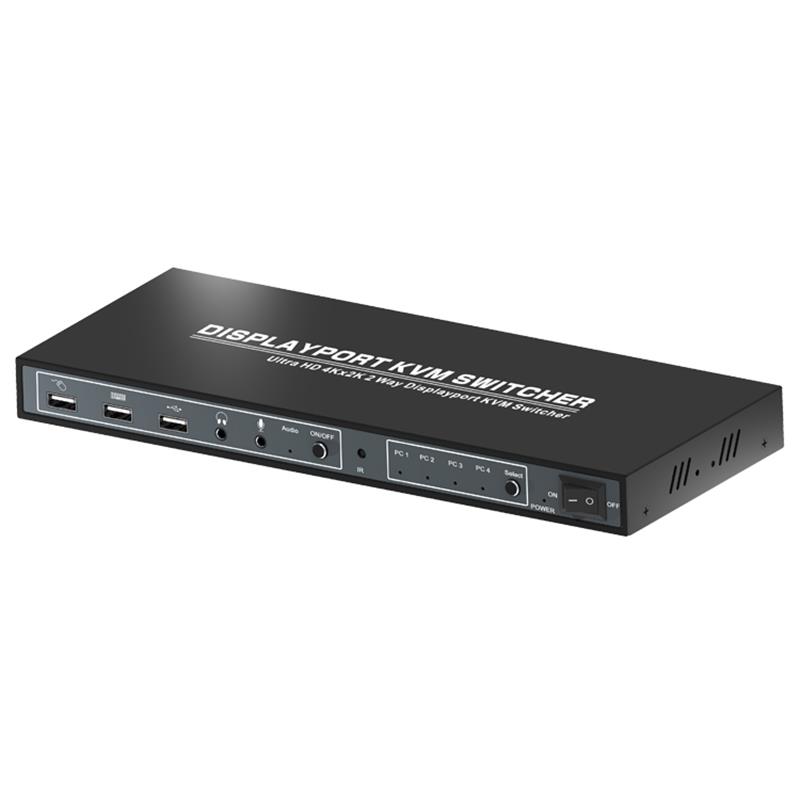 1.2 Displayport KVM 4x1 Switcher Switcher 3D Ultra HD 4Kx2K @ 60Hz