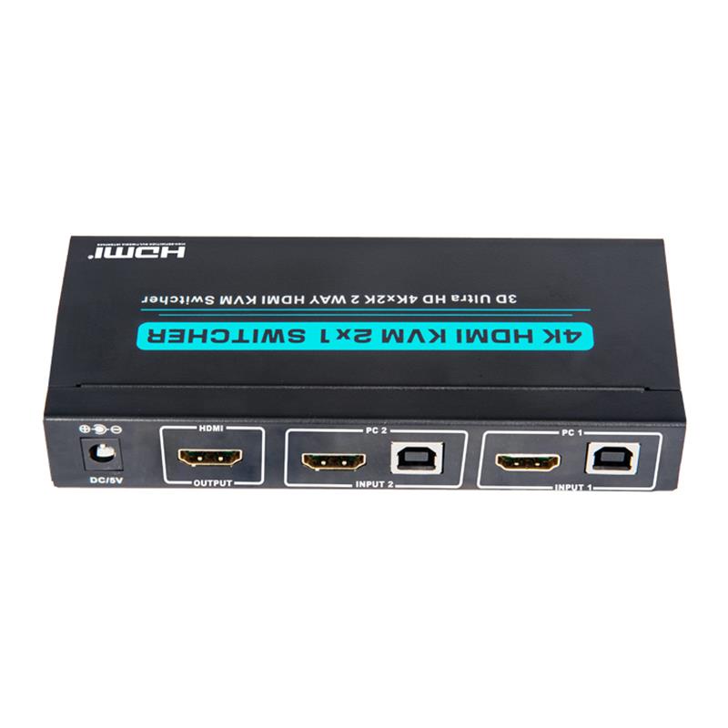 V1.4 HDMI KVM 2x1 Suport de schimb 3D Ultra HD 4Kx2K/30Hz