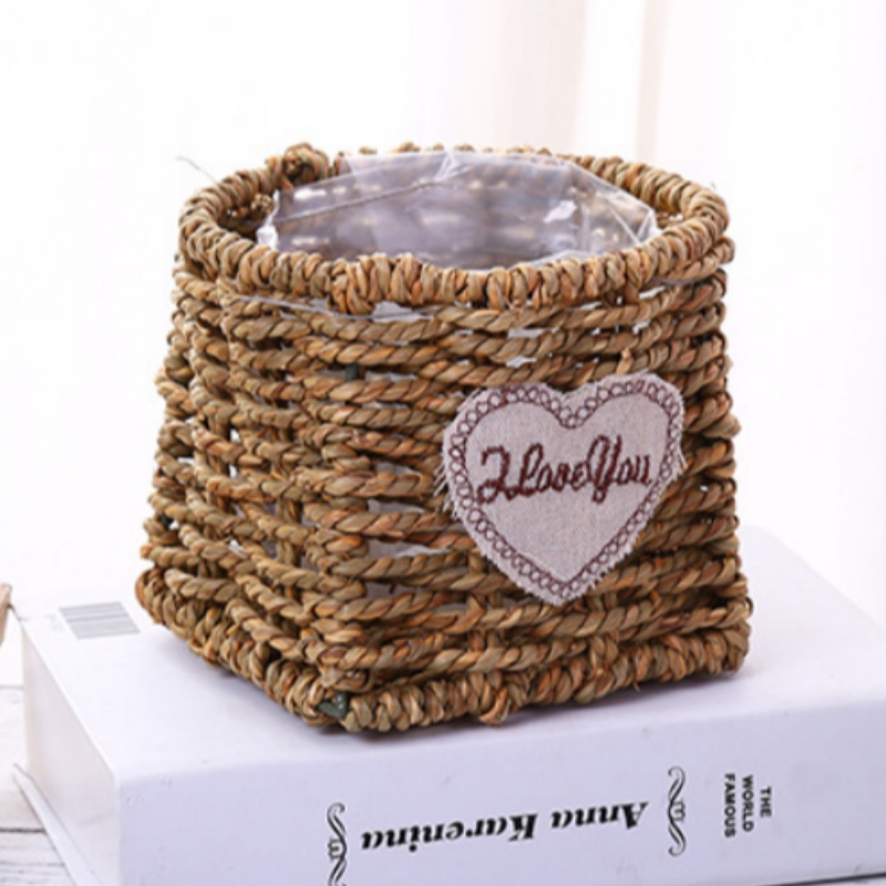 Coșul de flori de coajă de mare