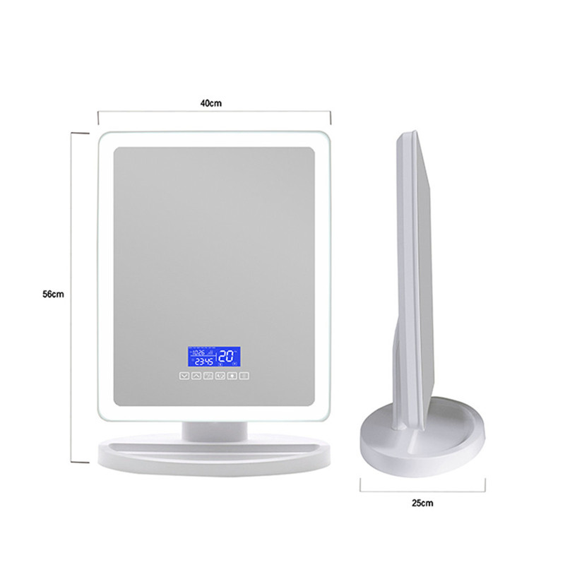 Atingere Comutatoare Desktop iluminat Dimmable 168PCS Led Makeup Mirror cu Wireless Bluetooth Speaker