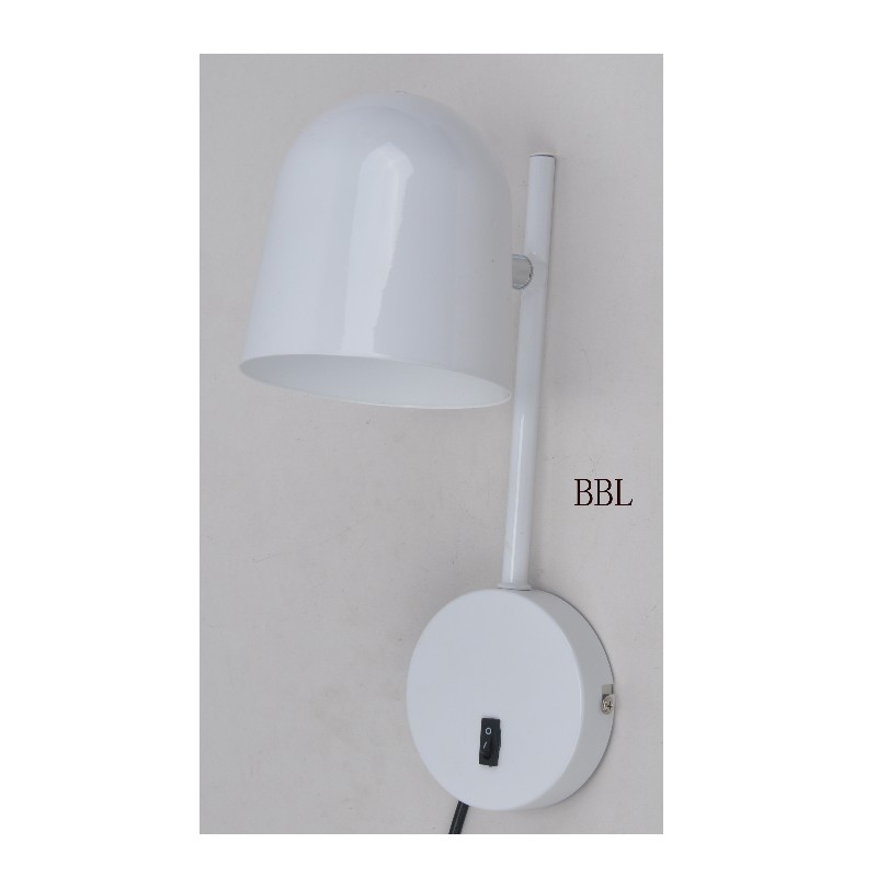 Lampă de perete cu nuanță rotativă de metal