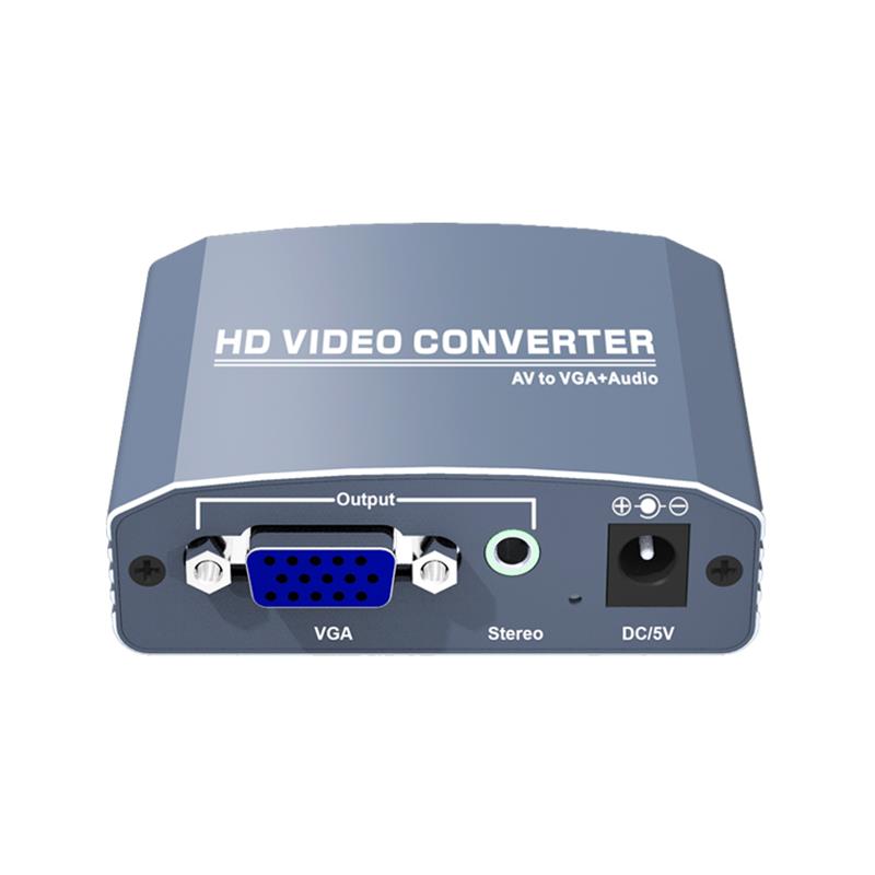 A / V la VGA + Convertor stereo Up Scaler 720P / 1080P