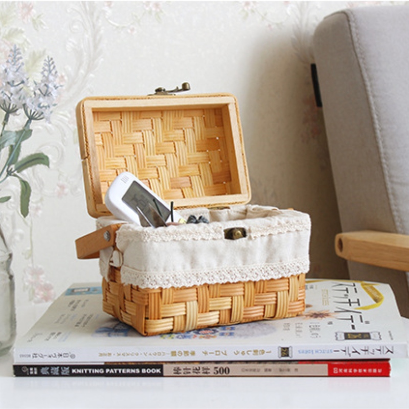 Cos din lemn cu capac