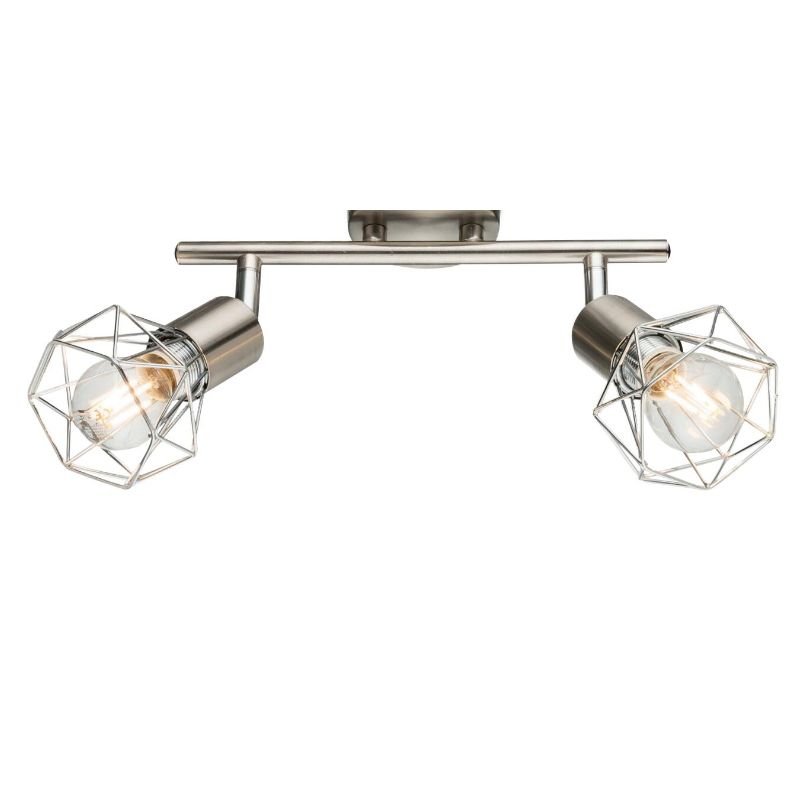 Spot luminos-2 cu nuanță metalică de tip urzic