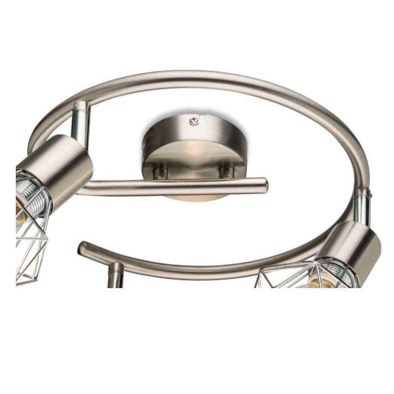 Spot light-3 cu nuanță metalică netted