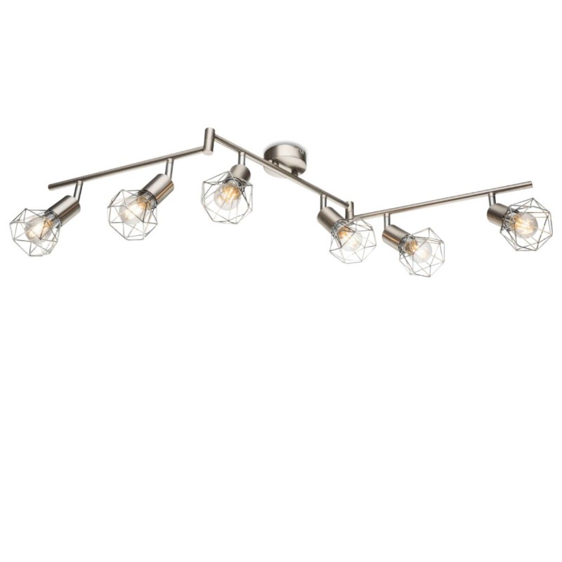 Spot luminos-6 cu nuanță metalică de tip urzic