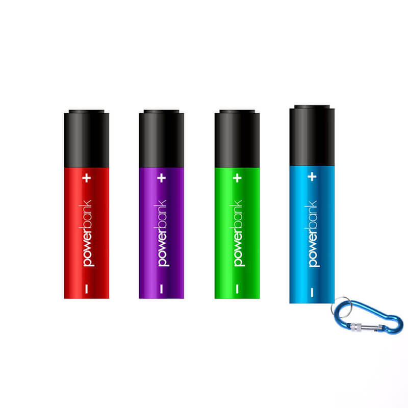 Lipstick-sized Portable Charger cu lanternă LED