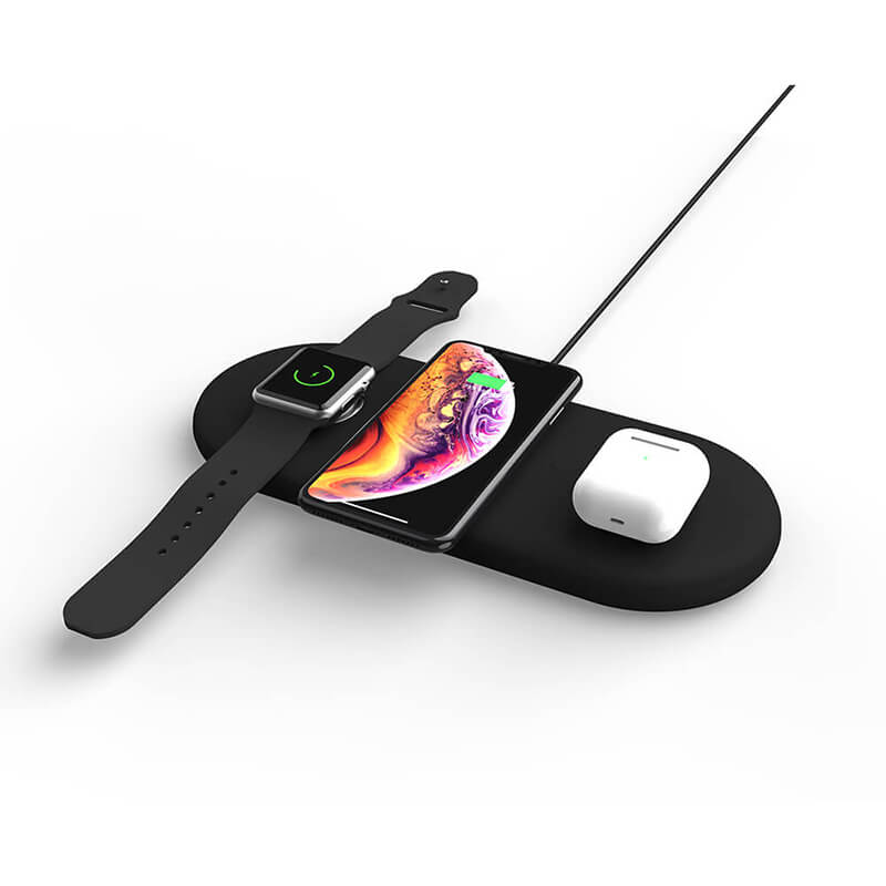 Stația de încărcare fără fir 3 în 1 (pentru IPhone, Airpods și Apple Watch)