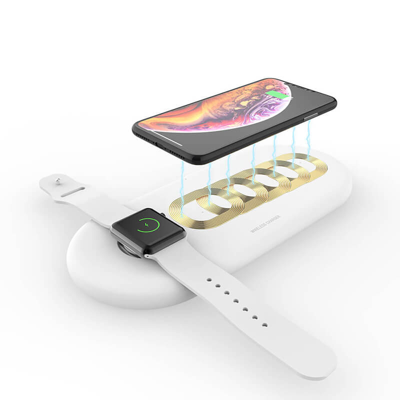 Stația de încărcare fără fir 3 în 1 (pentru IPhone, Airpods și Apple Watch)