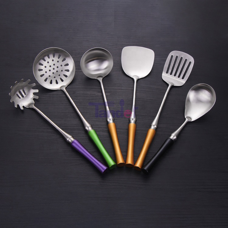 Set de instrumente de gătit din oțel inoxidabil Set de accesorii pentru bucătărie cu suport