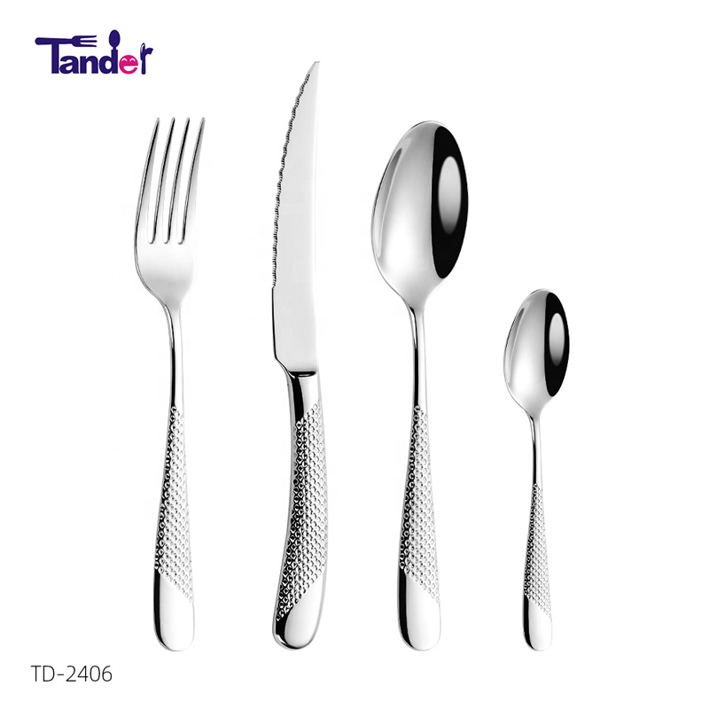 Set de tacâmuri de oțel inoxidabil 18/8 flatwareroyal pentru nuntă înaltă oglindă