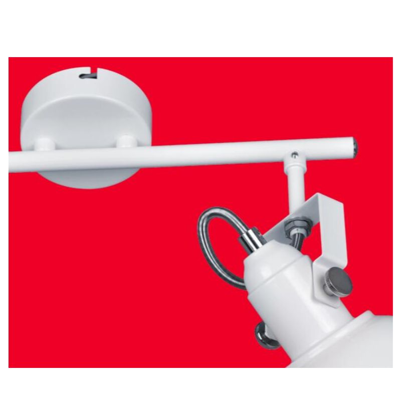 Spot luminos-2 cu nuanță de metal și suport U