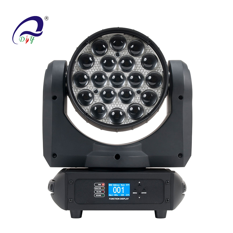 PL-65 19pcs*12W se spală LED Zoom Moving Head Light pentru scenă și discotecă