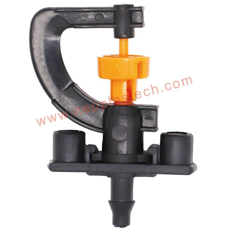 Micro-stropitoare rotative cu sistem automat de irigare a livezii