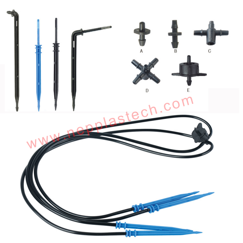 sistem de irigare prin picurare prin gheață pentru gospodărie