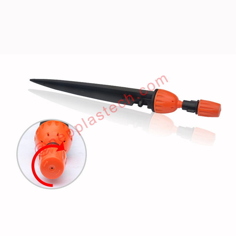 Apa reglabilă de grădină pentru udarea picurătorilor de irigare și a emisiilor de picături pentru copac