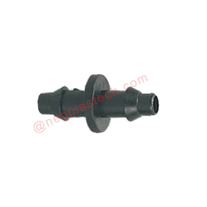 Sistemul de irigare a grădinii, conectorii de furtun dublu ghimpat, 4*7mm, conectori de furtun barb pentru picături de flori