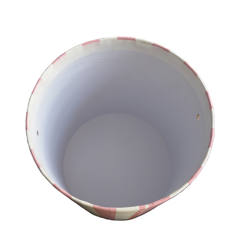 GL_PA0027 butoi floare rotund cutie de hârtie cutie tub pentru rochie copii