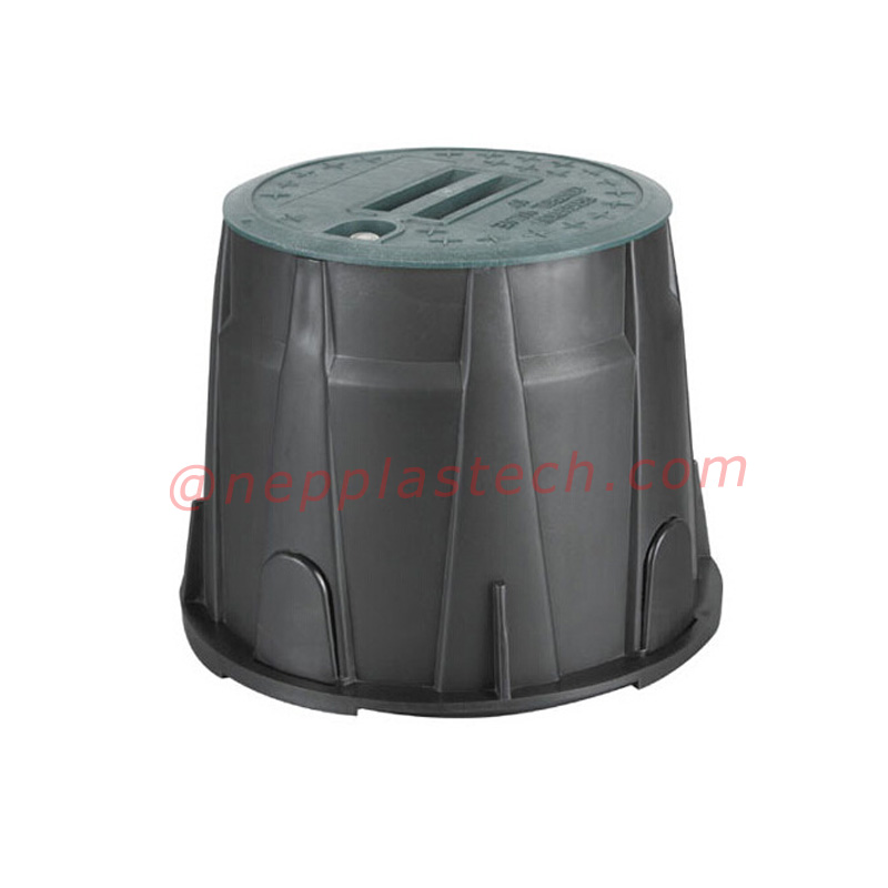 Sistem de irigare auto peisaj solar 6 10 12 inch valva de plastic și cutie de contor de apă