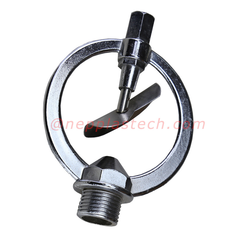 1\/2 inci de fluture din aliaj de zinc rotiți automat ploaie cu irigare prin pulverizare gazon și stropitoare de udare pentru grădinărit