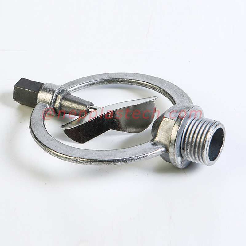 1\/2 inci de fluture din aliaj de zinc rotiți automat ploaie cu irigare prin pulverizare gazon și stropitoare de udare pentru grădinărit