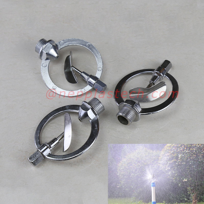 1\/2 inci de fluture din aliaj de zinc rotiți automat ploaie cu irigare prin pulverizare gazon și stropitoare de udare pentru grădinărit