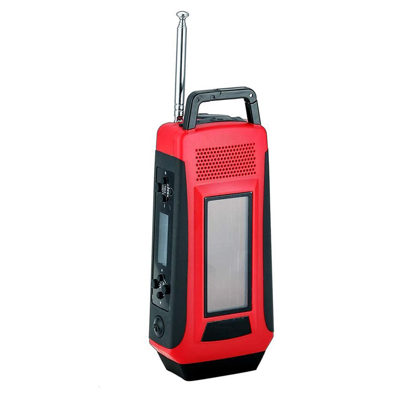 Radio Vreme de urgență Manivelă de mână cu auto-motor AM / FM NOAA Radio portabil solar cu lanternă LED, 1150mAh Power Bank pentru iOS / Android Încărcător de baterii pentru telefon