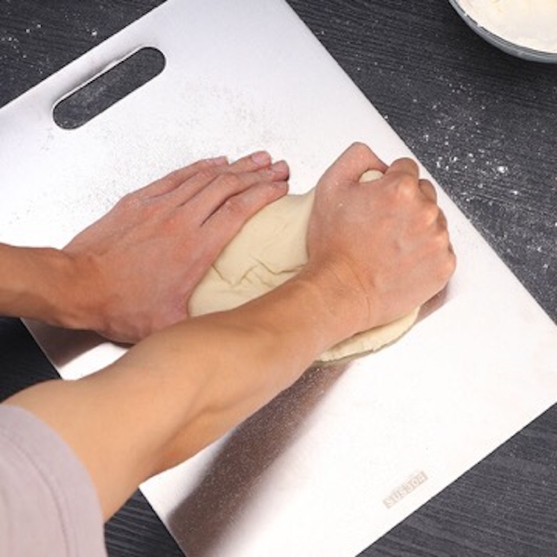 Acasă mini 304 316 FDA tablă de tăiat din oțel inoxidabil bucătărie tocătoare din oțel inoxidabil