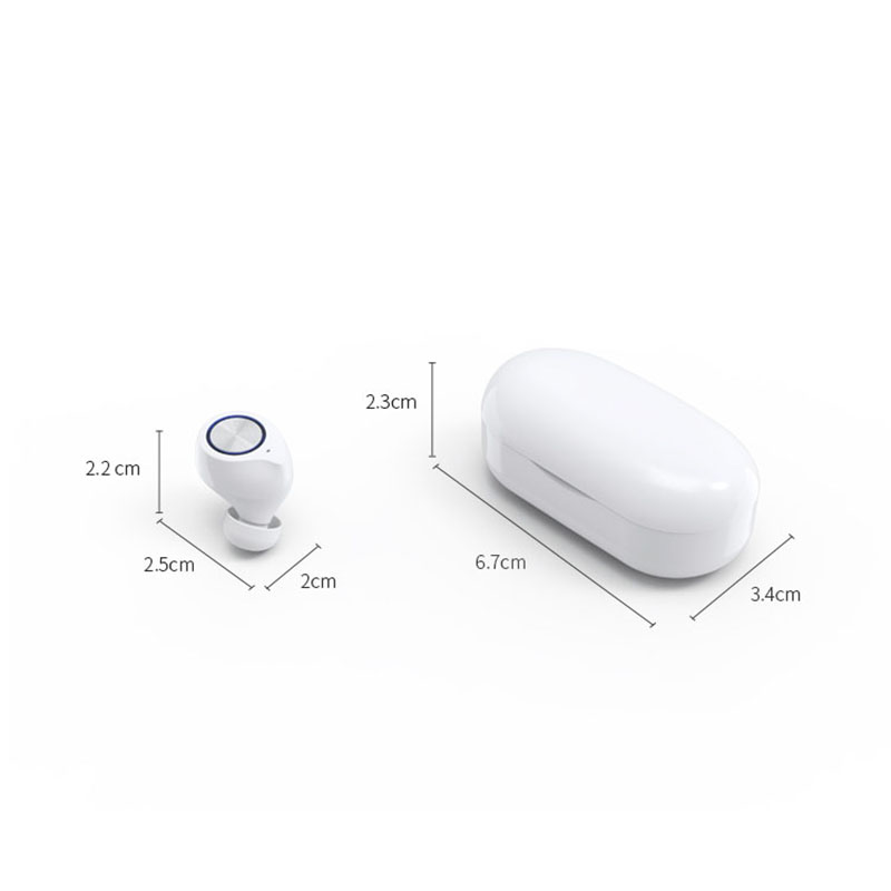 Căști Bluetooth TWS TW60 HD Funcționare tactilă Mini Quality Quality Sound