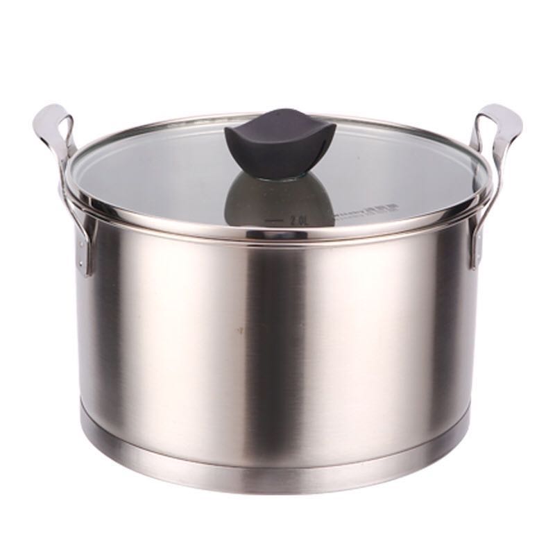Caserola din oțel inoxidabil cu capace