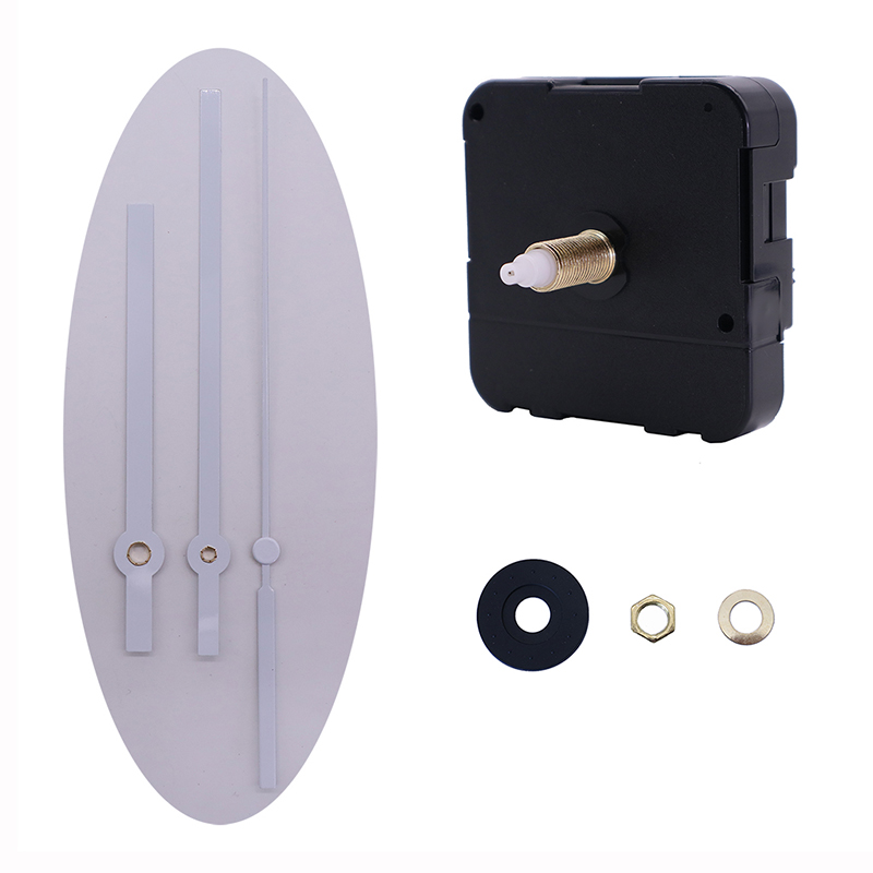 HR1688-23mm Mașina de ceas cu perete de cuarț și HR9865 HR139 mâinile cu ceas alb