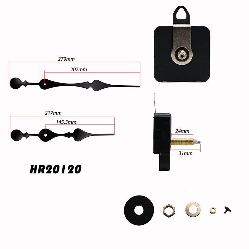 31mm Mișcarea ceasului pe perete și a mâinilor cu ceas HR20120