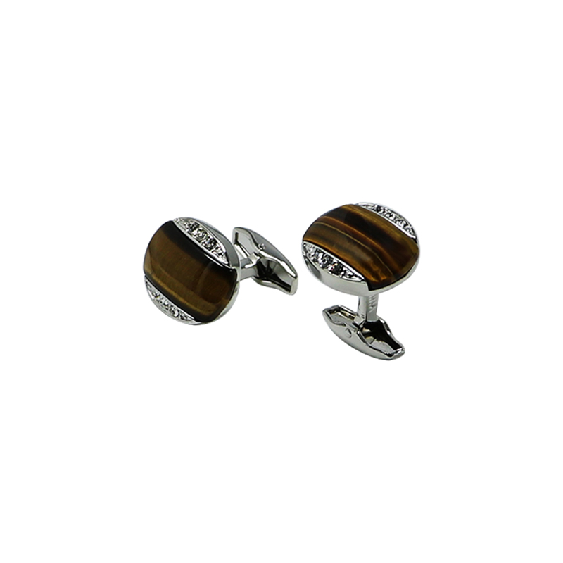 Tiger's Eye Vintage Shirts Cuff Links