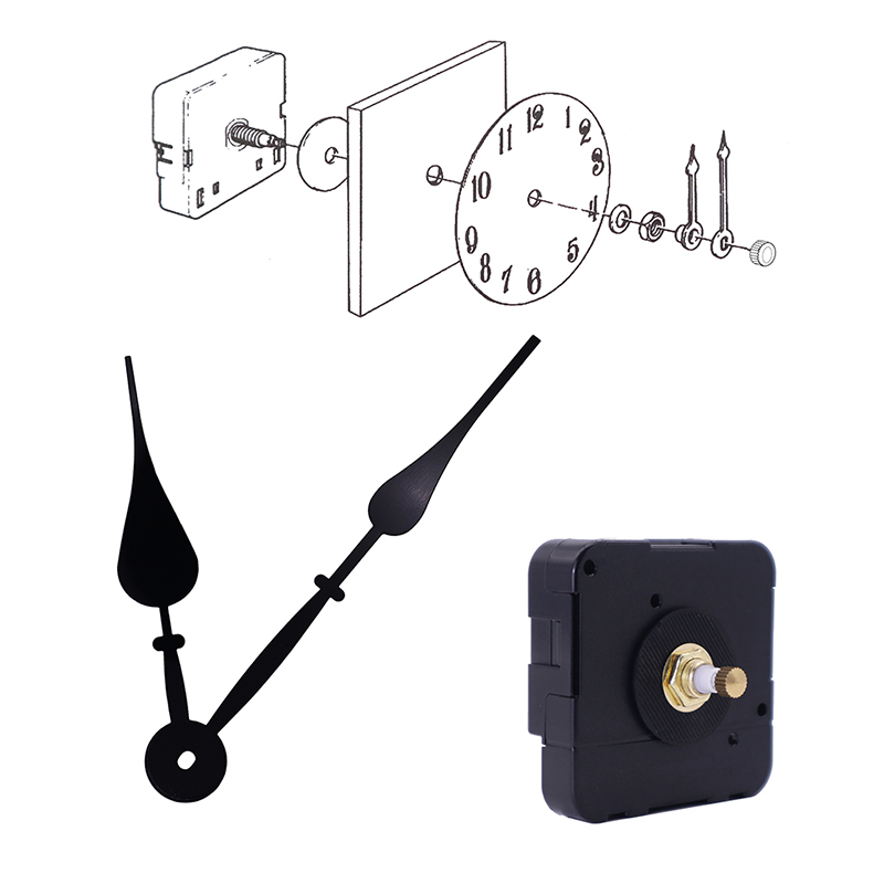 15mm Mișcarea ceasului cu axă I și mâinile cu ceas negru HR2057