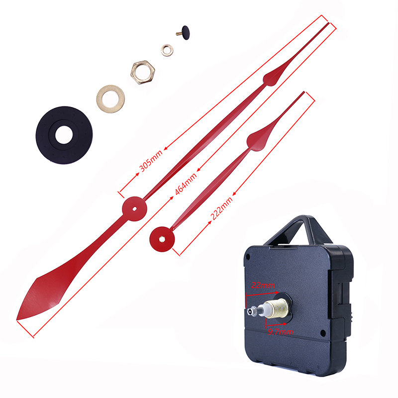 HR1688 Mașină de ceas de 15 mm cuarț și mâini de ceas din aluminiu