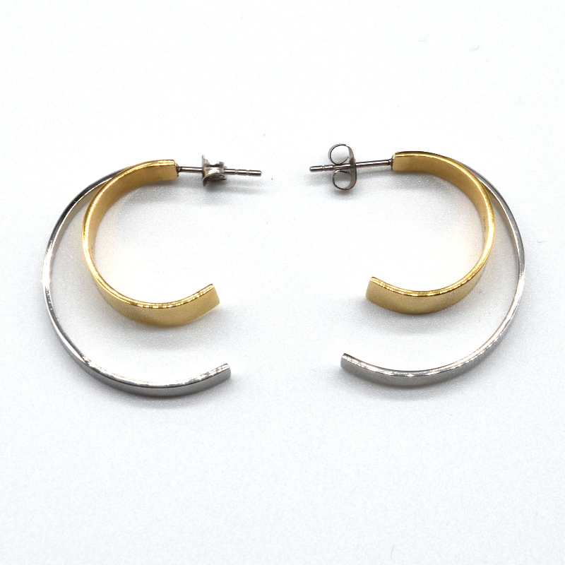 oțel inoxidabil C-tip Earring rfbear0165