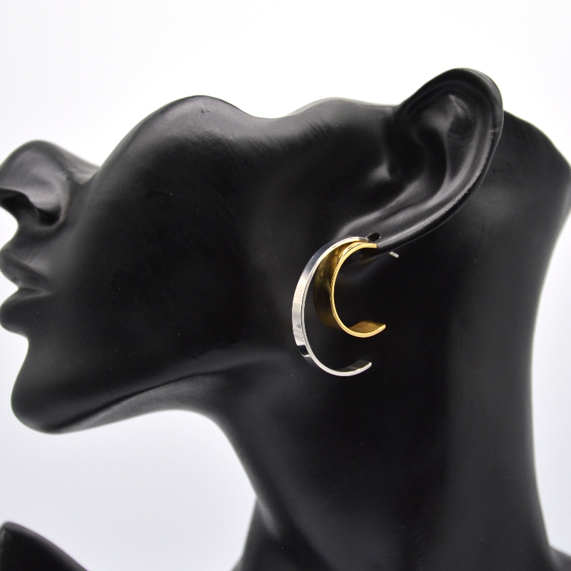 oțel inoxidabil C-tip Earring rfbear0165