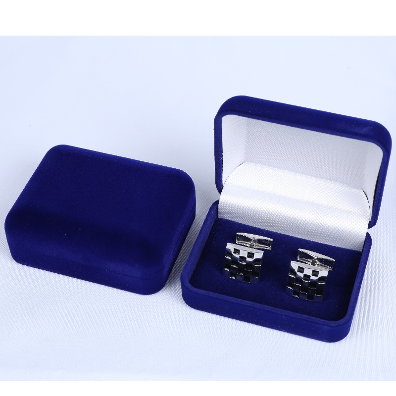 Obiect D-45S formă rotundă Velvet Box pentru câteva butoni, o agrafă de cravată 60mm în lungime, sau mai multe insigne, monede, medalii, etc., mm.75*95*32mm, greutăți despre 65g