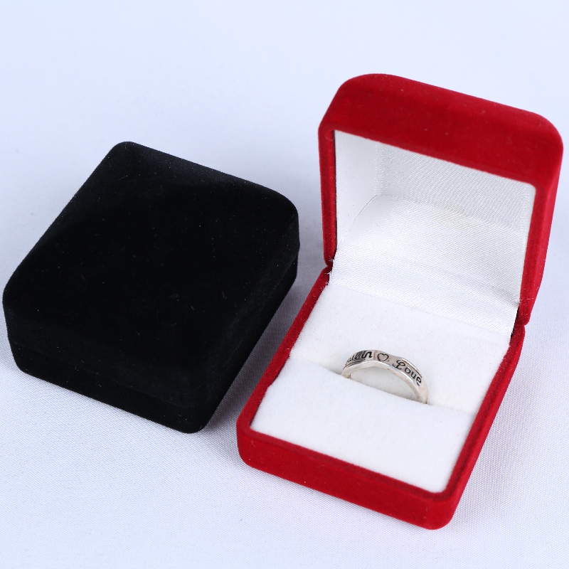 Obiectul D-57 forma rotundă Velvet Box pentru inel, insigna monedă, mm.45*52*41, greutăți aproximativ 30g