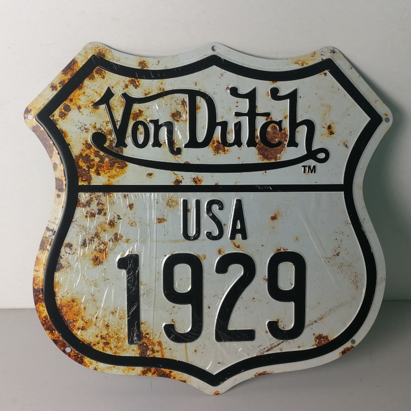 Semne de staniu metalizat în relief vintage pentru decorul de casă sau semne de avertizare Retro Semne de staniu Placi decorative Vintage Artă de perete din metal