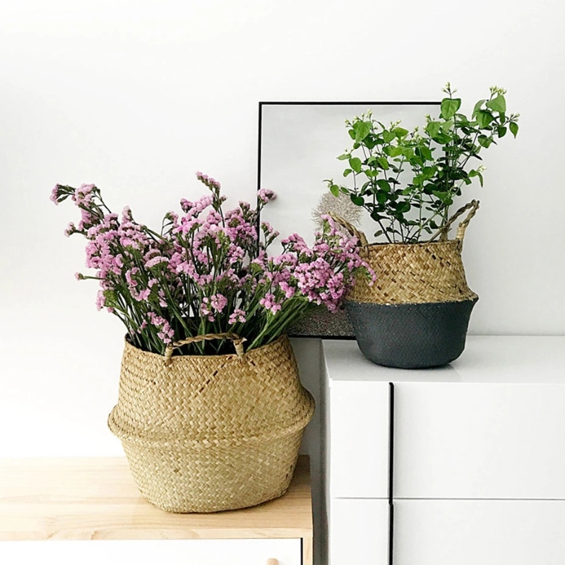 Cisternă de burtă țesută cu suport pentru plante pentru depozitarea coșului de pescăruș agățat