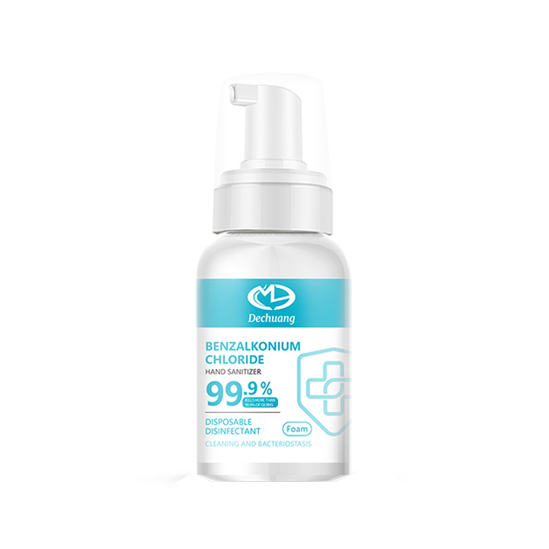 Utilizaţi clorură de benzalconiu Nu se spală Sanitizer de spumă pentru a proteja sănătatea mâinilor