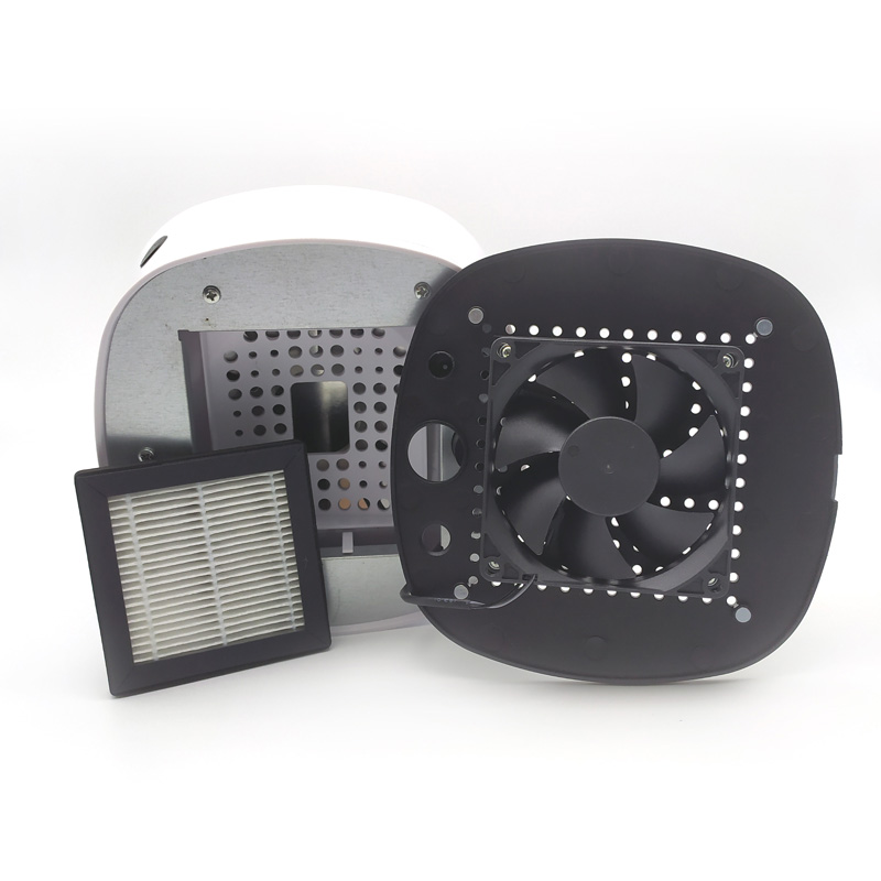 B Purificare electronică inteligentă, fără miros, purificator de scrumieră cu scrum de fum folosit filtru compozit rezistent la fum