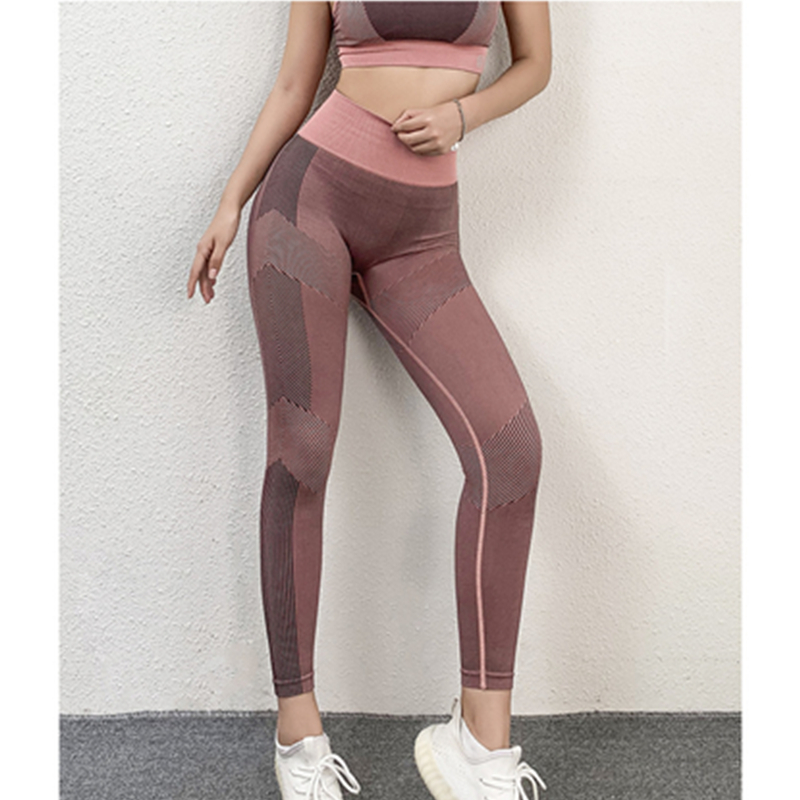 Pantaloni sport de dresaj rapid de dama cu talie înaltă pantaloni de fitness de alergare yoga toamna